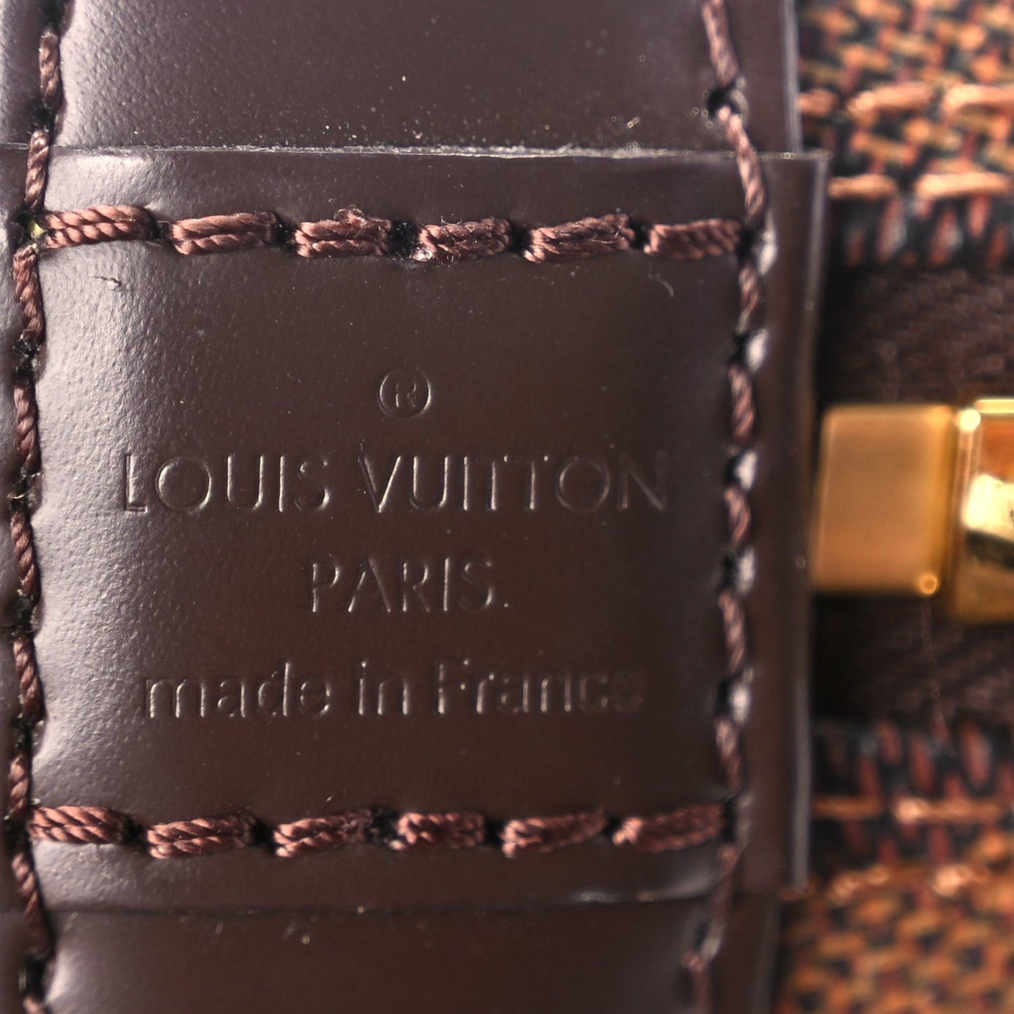 Damier Ebene Alma BB