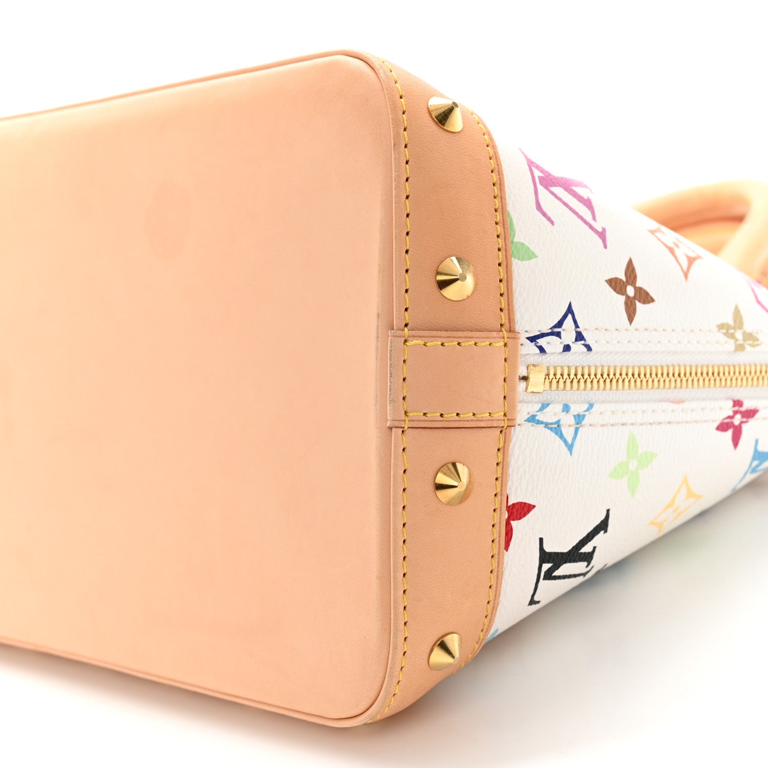 Louis Vuitton Monogram Multicolor Alma White 9 of 10