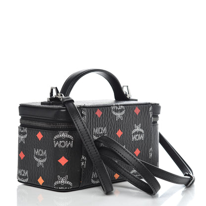 MCM Skyoptic Visetos Mini Rockstar Vanity Case Spectrum Diamond Black 3 of 10