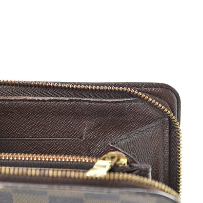 Louis Vuitton Damier Ebene Porte-Monnaie Zippy Wallet 9 of 16