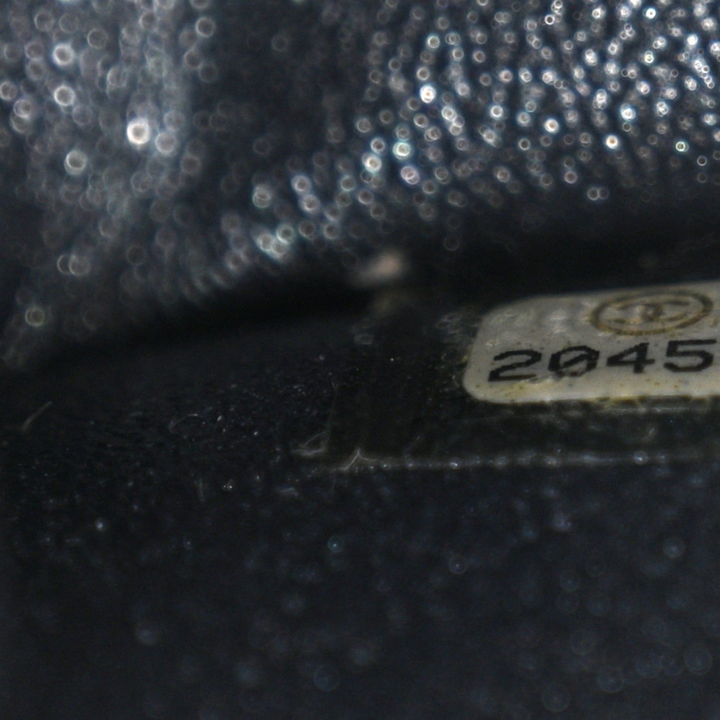 Metallic Caviar Quilted Extra Mini Flap Dark Grey