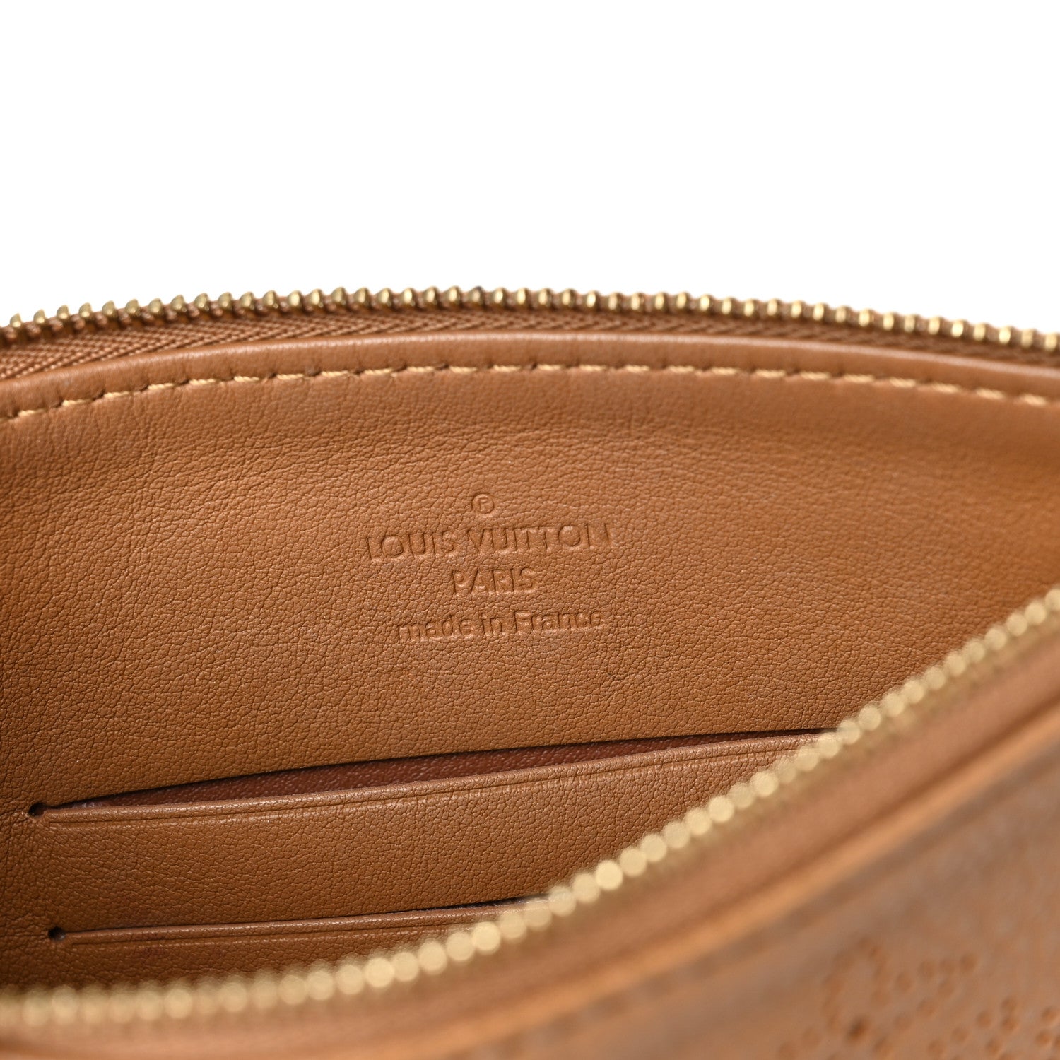 Louis Vuitton Mahina Selene Pochette PM Caramel 6 of 9