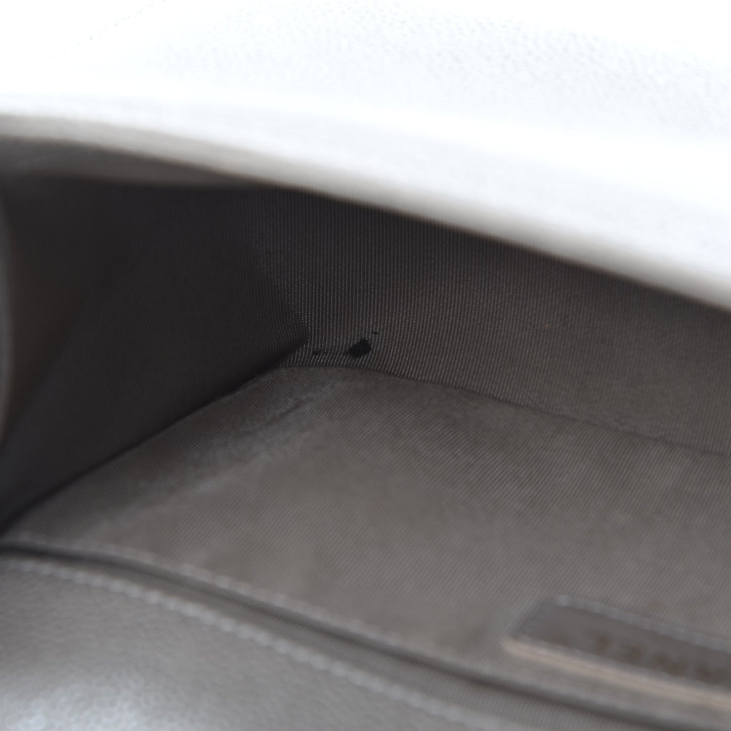 Caviar Quilted Medium Boy Flap Dark Beige