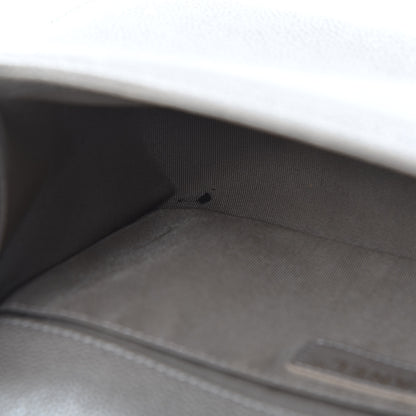 Chanel Caviar Quilted Medium Boy Flap Dark Beige 10 of 14