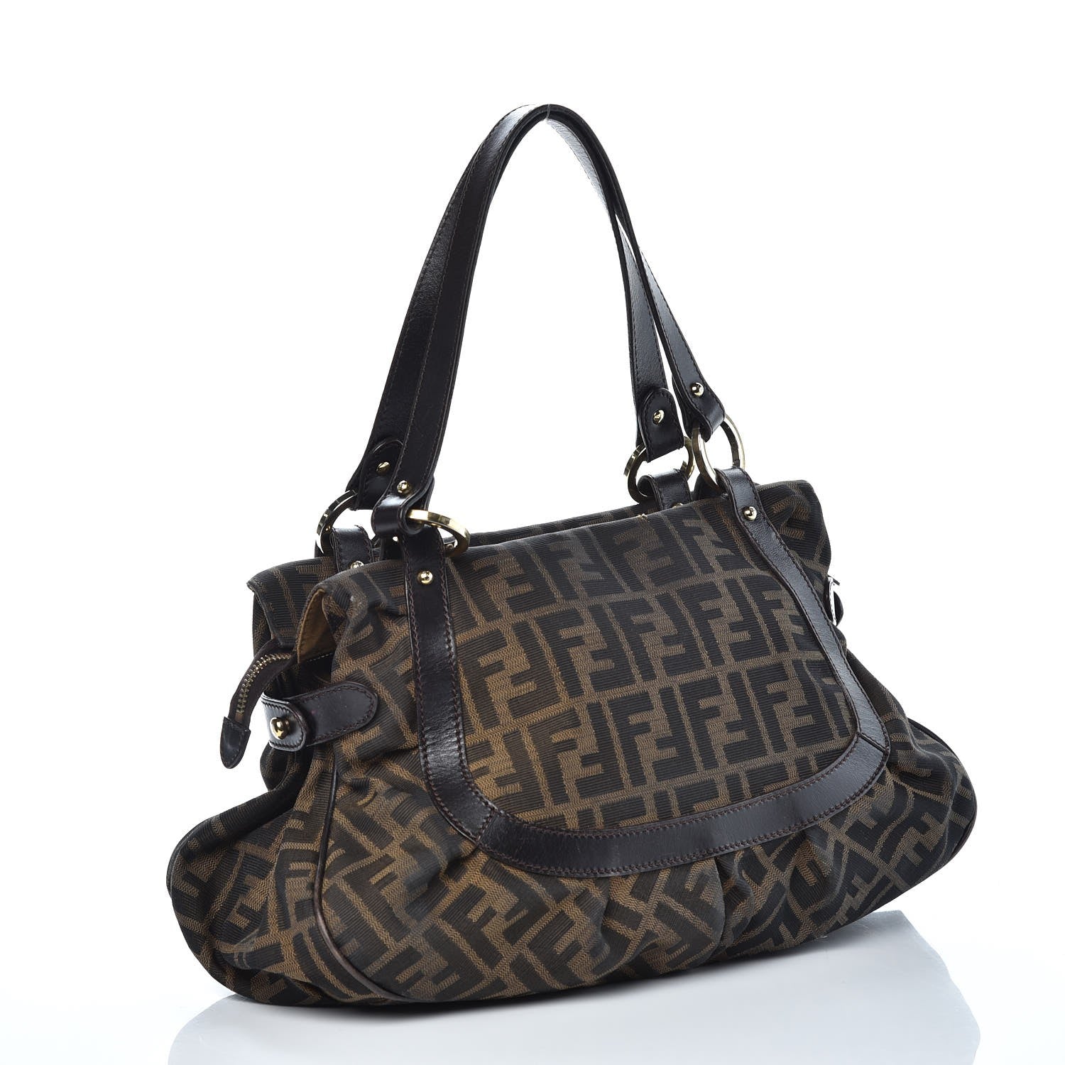 Fendi Zucca Medium Chef Shopper Tote Tobacco 3 of 15