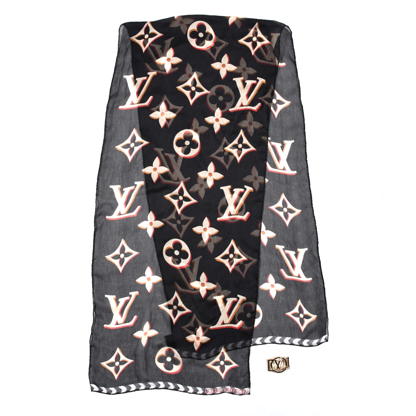 Giant Monogram Overgram LV Envy Bandeau Black
