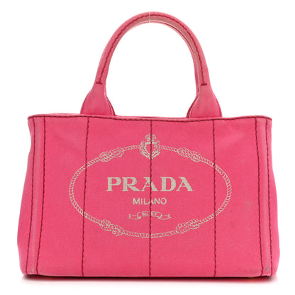 Prada Canapa Small Logo Tote Peonia 1 of 12