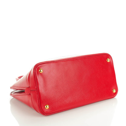 Prada Saffiano Vernice Open Promenade Tote Rosso 4 of 9