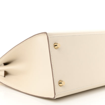 Hermes Epsom Kelly Sellier 28 Craie 8 of 11