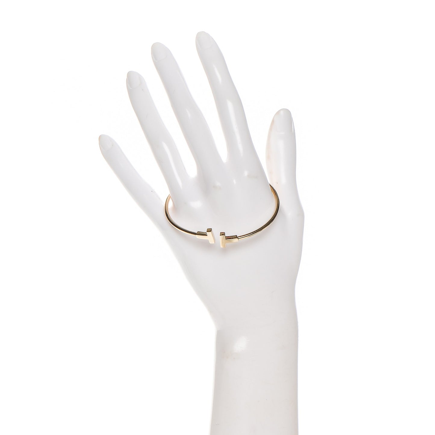 18K Yellow Gold T Wire Bracelet