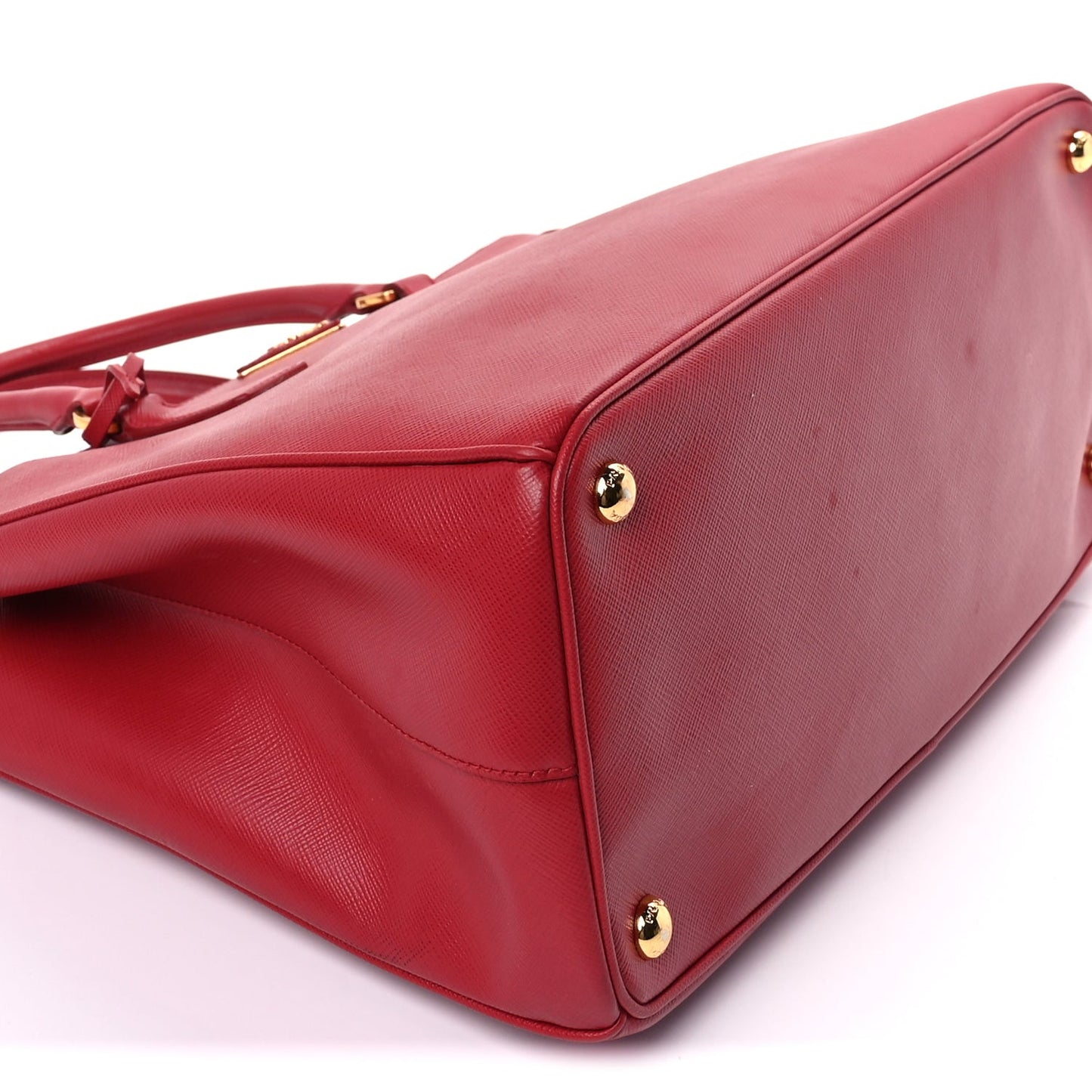 Saffiano Lux Extra Large Galleria Double Zip Tote  Fuoco