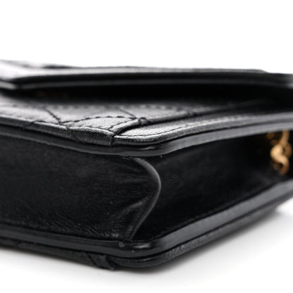Saint Laurent Lambskin Quilted Micro Gaby Bag Black 10 of 10