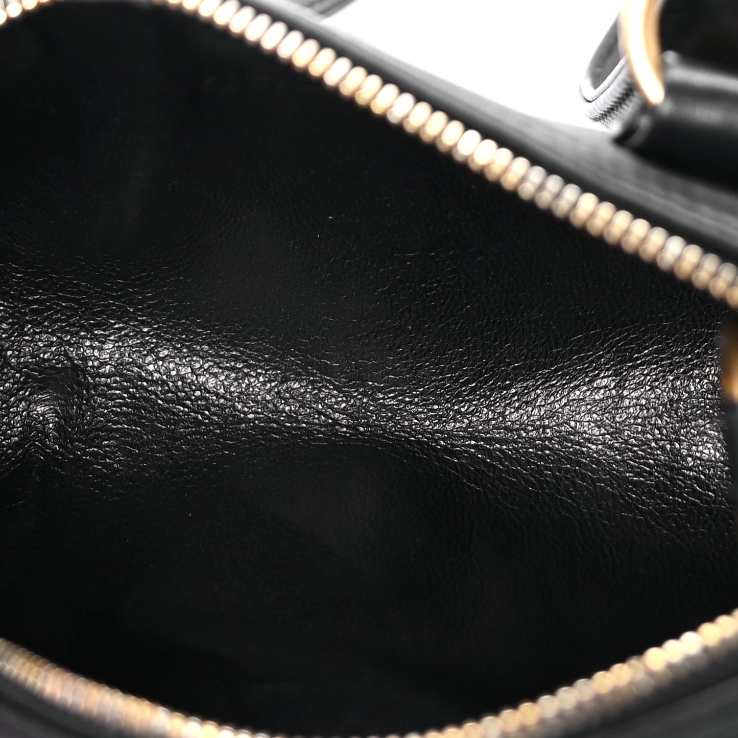 Lambskin Studded CC Barrel Bag Black