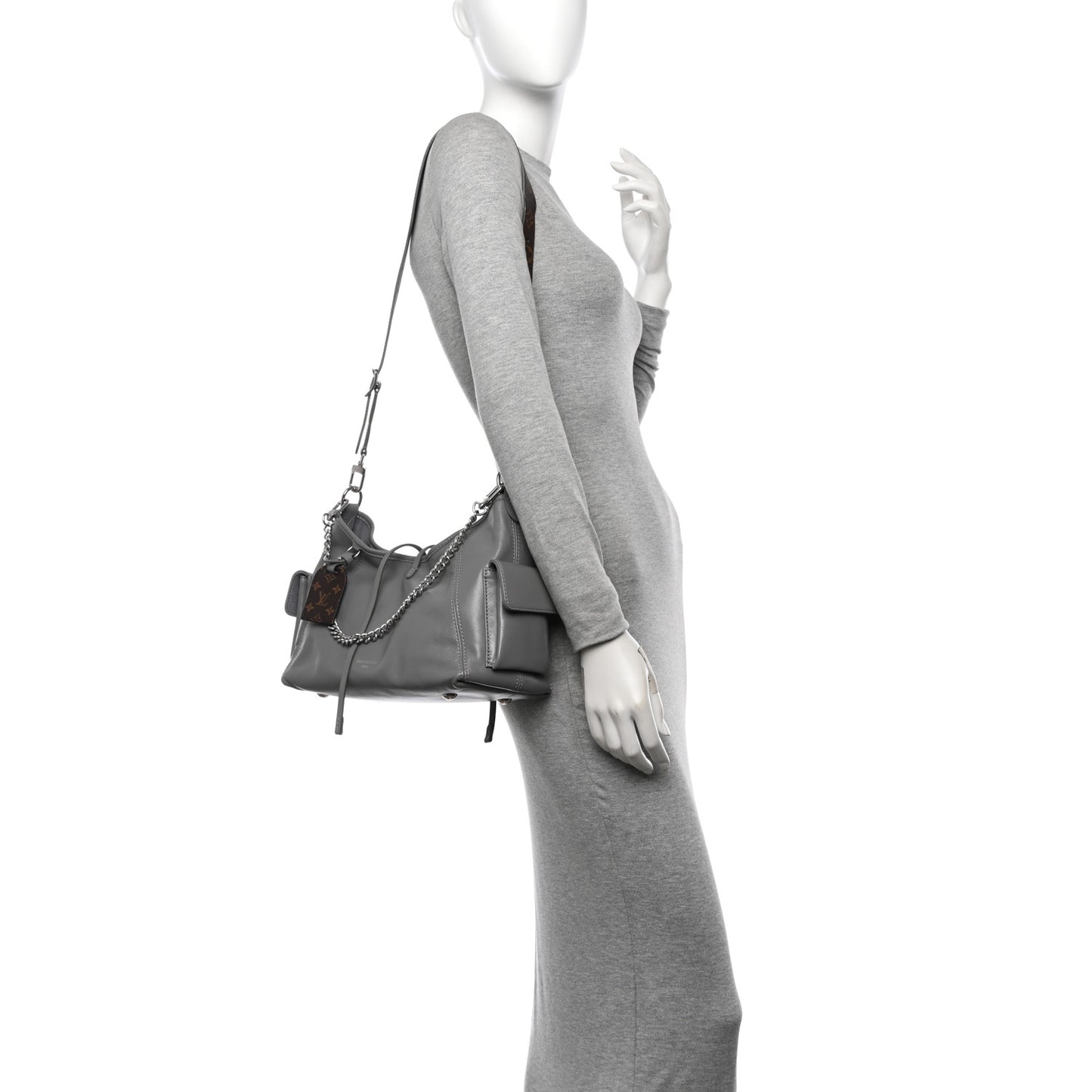 Lambskin CarryAll Cargo Vibe PM Trianon Gray