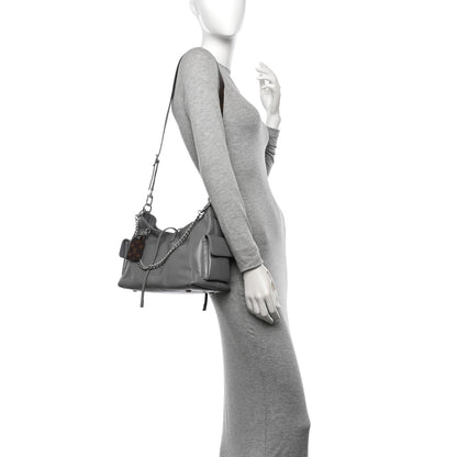 Louis Vuitton Lambskin CarryAll Cargo Vibe PM Trianon Gray 2 of 9