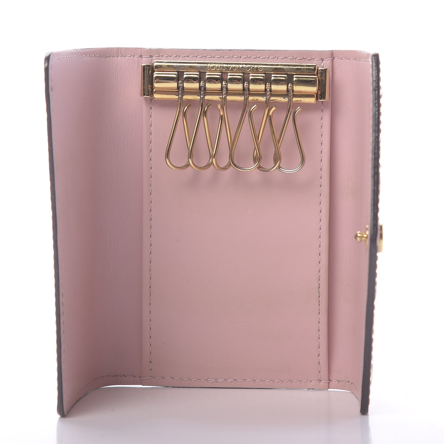 Louis Vuitton Vernis Multicles 6 Key Holder Rose Ballerine 4 of 10