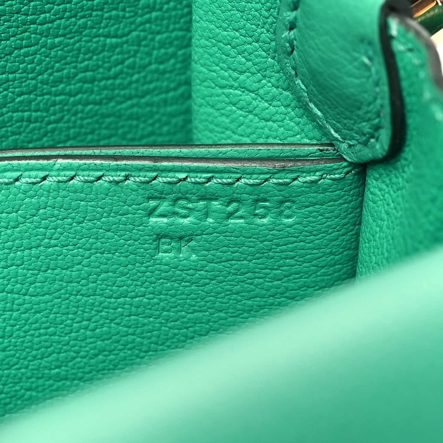 Hermes Evercolor Mini Sac Roulis Menthe 7 of 10