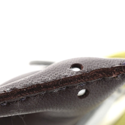 Hermes Milo Lambskin Grigri Rodeo Horse Bag Charm PM Rouge Sellier Jaune Bourgeon Bleu Brume 5 of 6