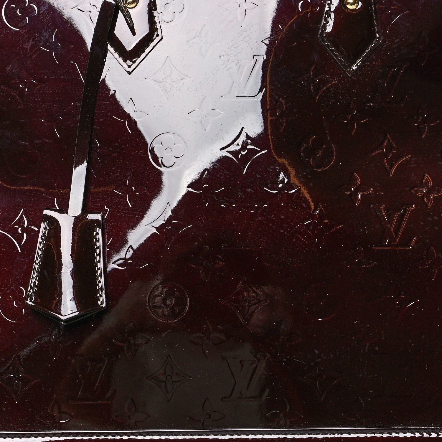 Louis Vuitton Vernis Alma GM Amarante 7 of 13