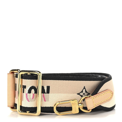 Louis Vuitton Jacquard Speedy Bandouliere 20 Shoulder Strap Black 1 of 3