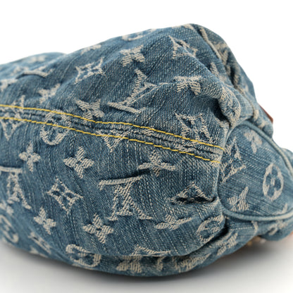 Louis Vuitton Monogram Denim Pleaty Blue 9 of 10
