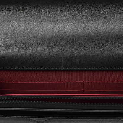 Chanel Goatskin Quilted 19 Wallet On Chain WOC Black 9 of 15