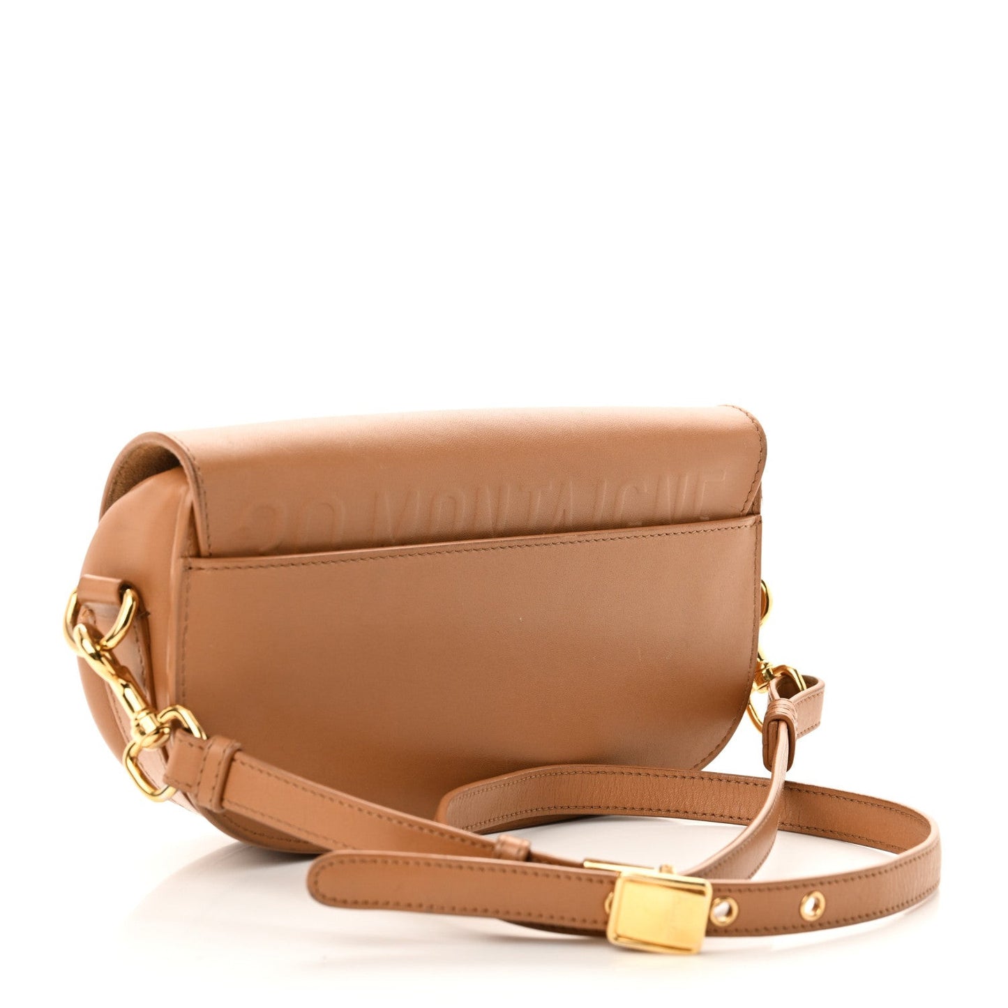 Box Calfskin East West Bobby Bag Cognac