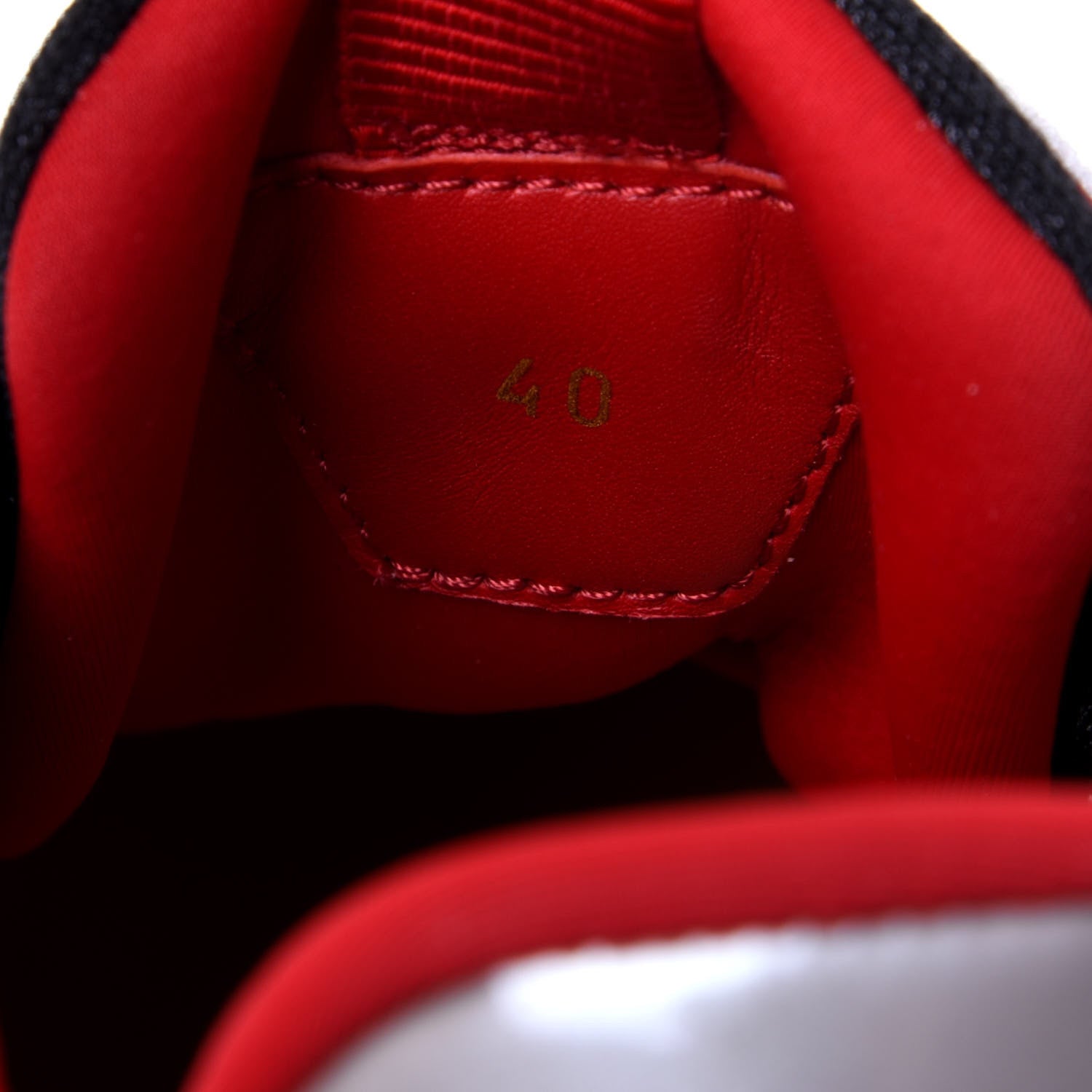 Christian Louboutin Mesh Suede Red Runner Flat Sneaker 40 Multicolor 10 of 11