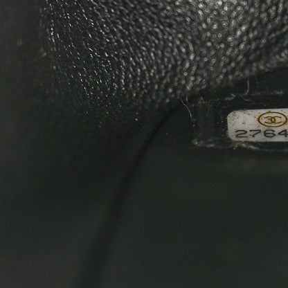 Chanel Lambskin Chevron Quilted Small Double Flap Black 7 of 14