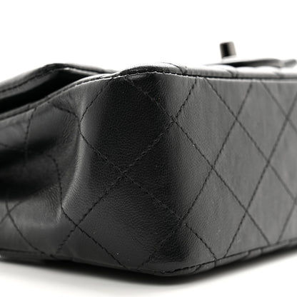 Chanel Lambskin Quilted Mini Rectangular Flap So Black 9 of 12