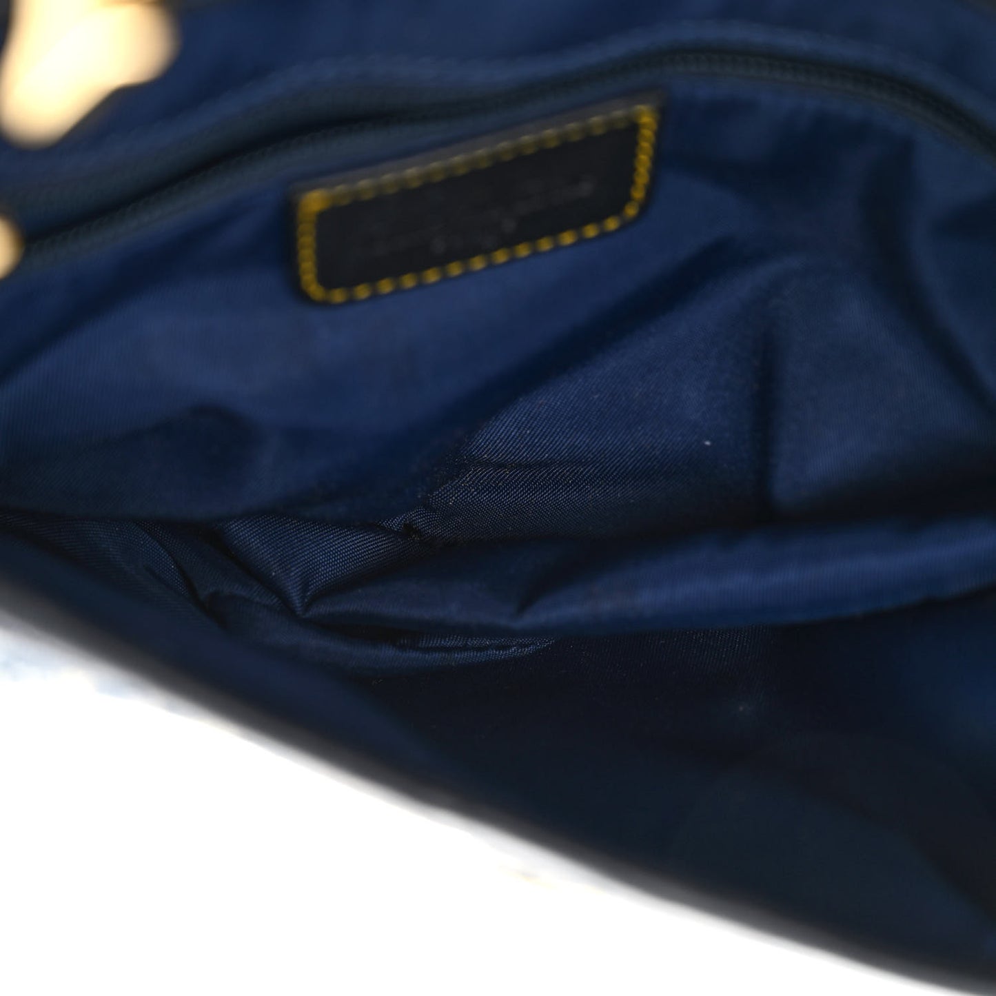 Monogram Saddle Bag Blue