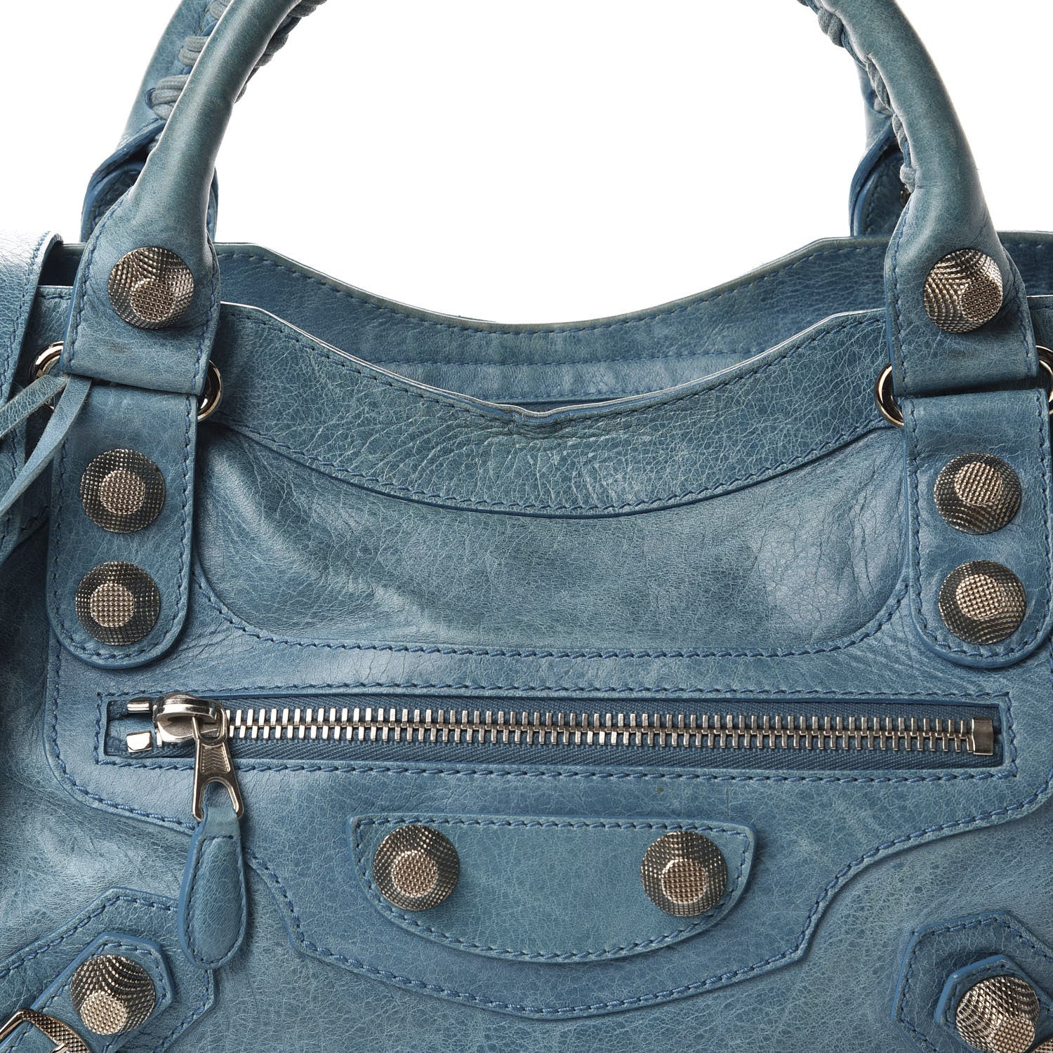 Balenciaga Agneau Giant 21 Silver Hardware City Cyclade 10 of 10