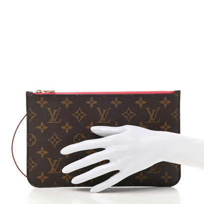 Louis Vuitton Monogram Neverfull MM GM Pochette Grenade 2 of 7
