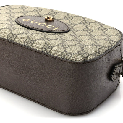 Gucci GG Supreme Monogram Web Neo Vintage Shoulder Bag New Acero Crop 8 of 8
