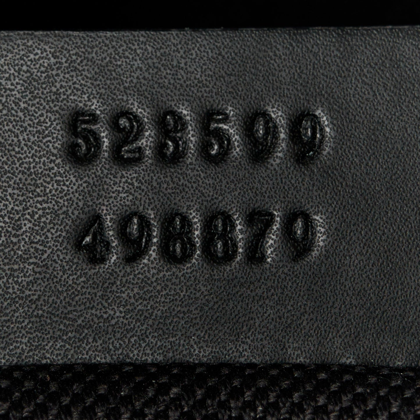 GG Supreme Monogram Web Small Flat Messenger Bag Black Grey