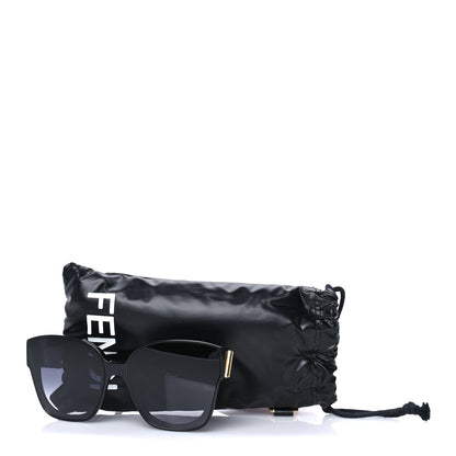 Fendi Acetate  First Round Sunglasses FE401351  Black 7 of 7