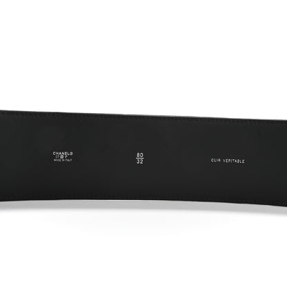 Chanel Patent CC Wide Belt 80 32 Black 6 of 7