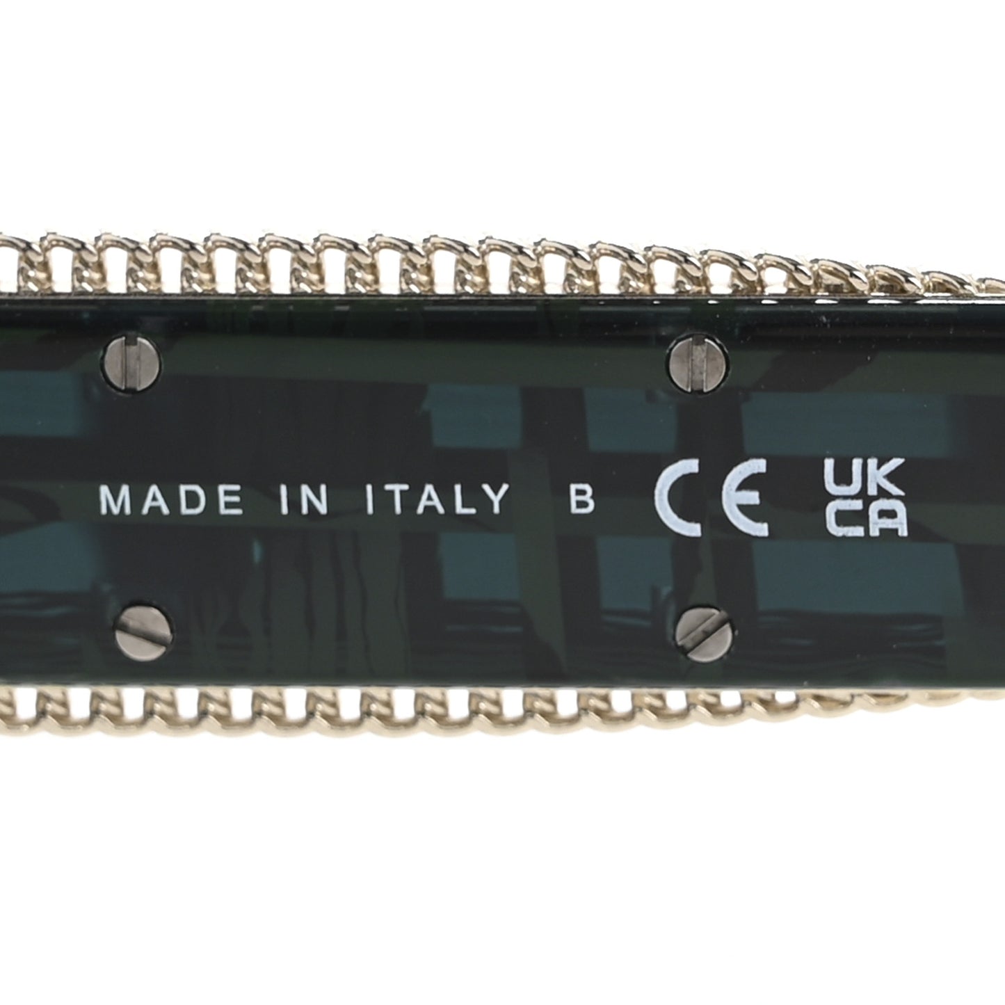 Acetate Oval Sunglasses 5515-A Green