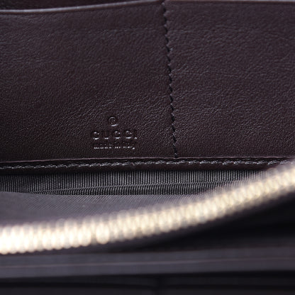 Gucci Guccissima Signature Microguccissima Bree Zip Around Wallet Chocolate 5 of 8