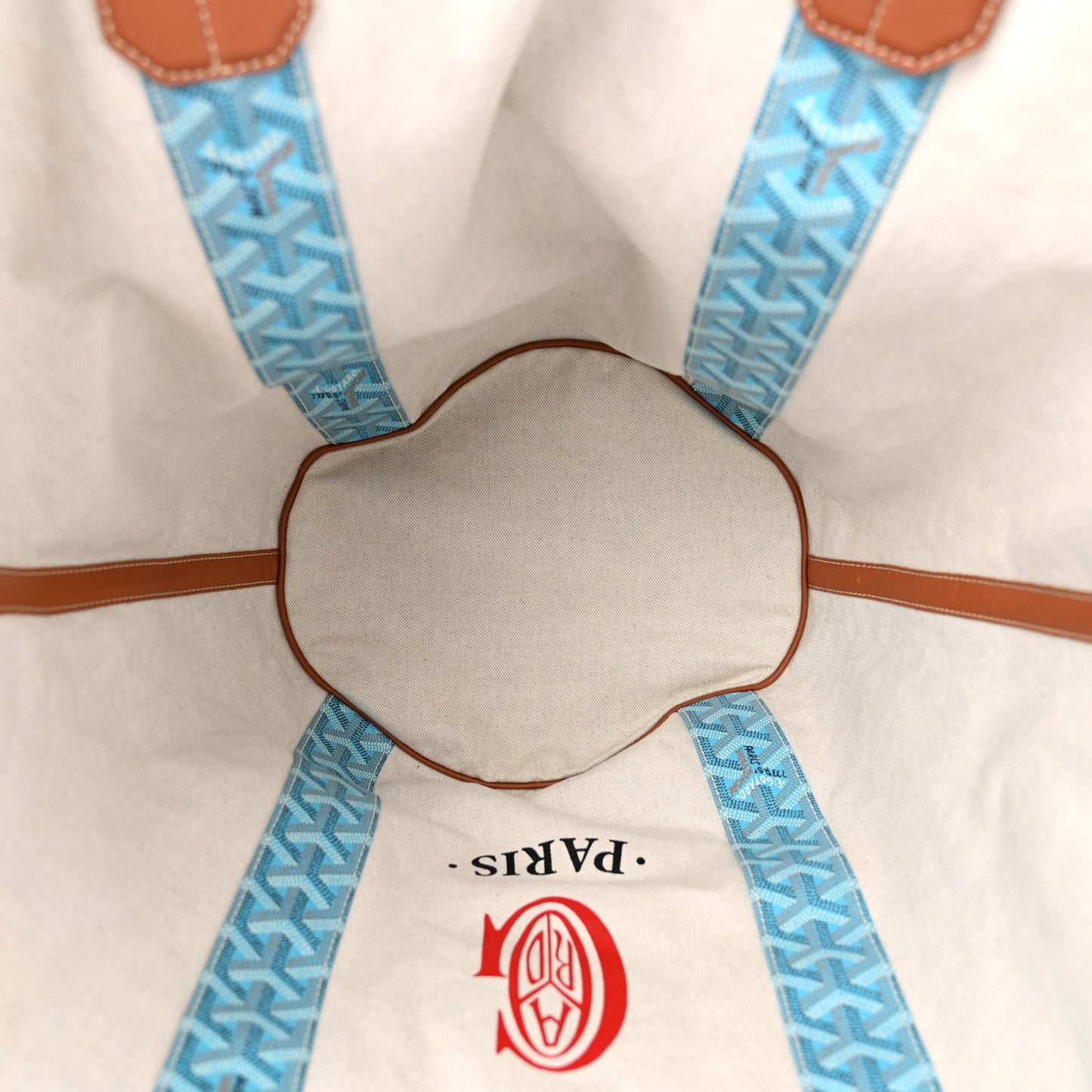 Goyardine Reversible Belharra Light Blue