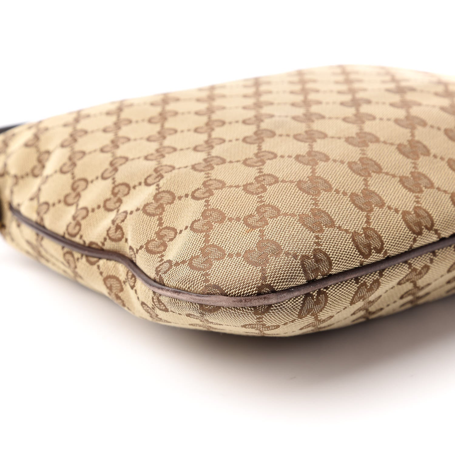 Gucci Monogram Medium New Britt Hobo Dark Brown 6 of 10