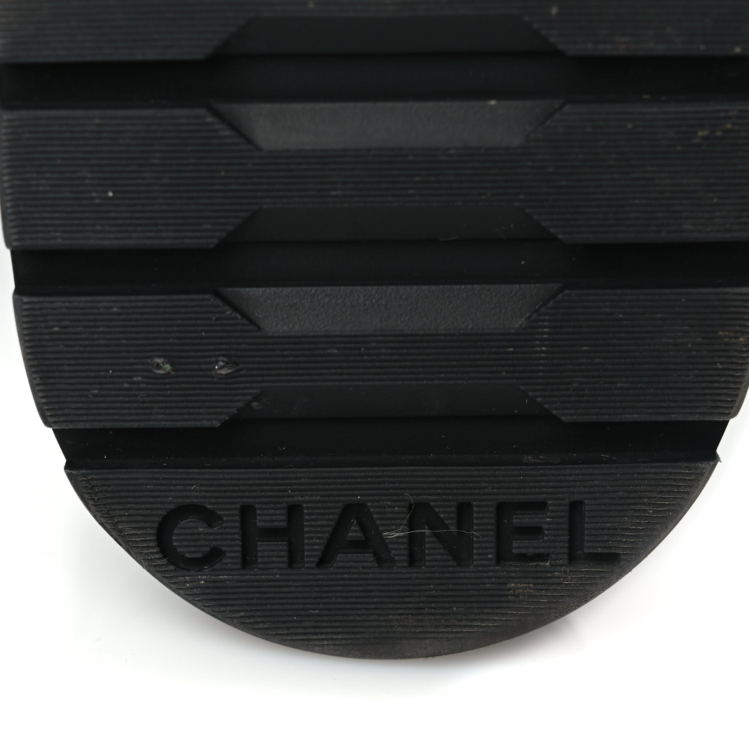 Chanel Shiny Calfskin Quilted Lace Up Combat Boots 39 Black 6 of 8
