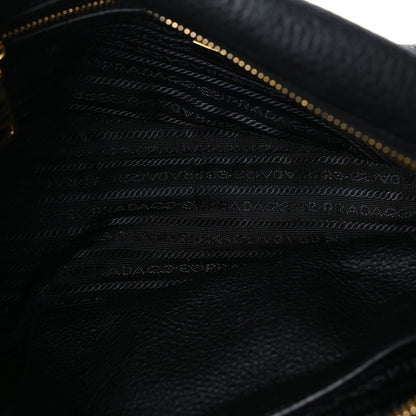 Prada Vitello Phenix Bauletto  Black 4 of 8