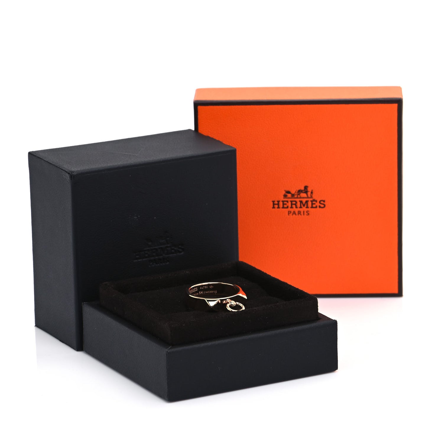 18K Rose Gold PM Collier De Chien Ring 54 6.75