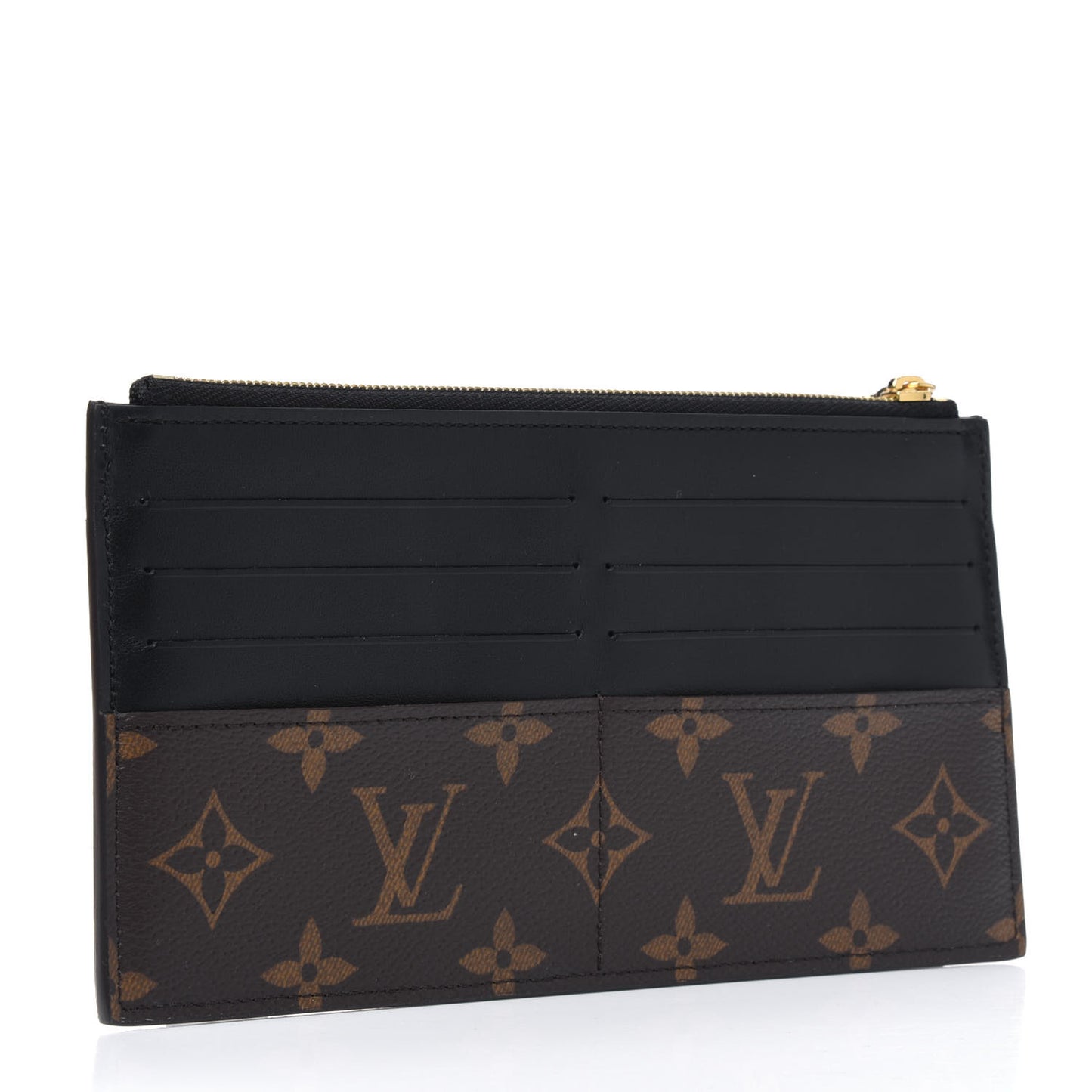 Monogram Slim Purse Black