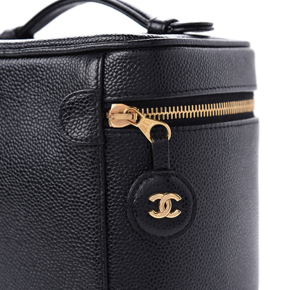 Chanel Caviar Vanity Cosmetic Case Black 8 of 12