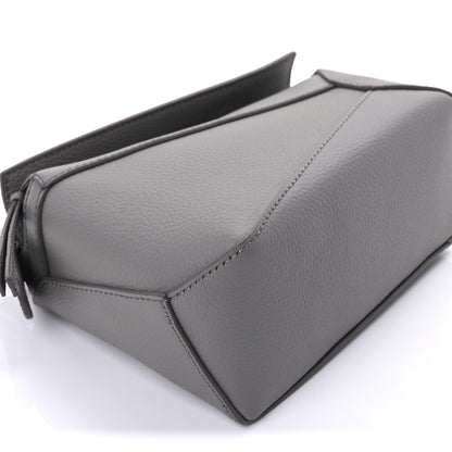 Loewe Soft Grained Calfskin Mini Puzzle Edge Bag Pearl Grey 7 of 8