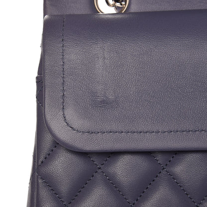 Chanel Lambskin Quilted Medium Double Flap Light Purple 9 of 16