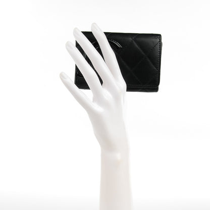 Chanel Calfskin Quilted Cambon Business Card Holder Black 2 of 8