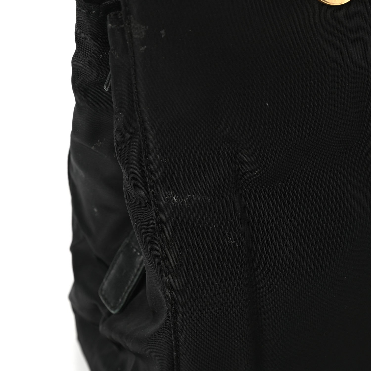 Prada Nylon Tessuto Acciaio Chain Shoulder Bag Black 9 of 11